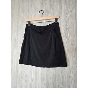 Icebreaker Merino CoolLite Womens Skirt Black Size M Athleisure Travel